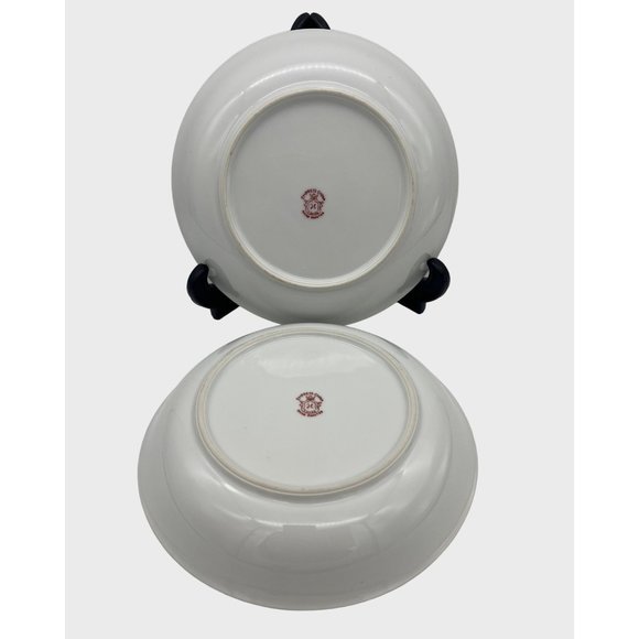 Empress China EMP47 2 Salad Bowls Japan Hand Painted Floral Pattern 7.5" - Picture 2 of 6